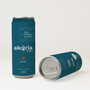 Água Alegria com gás