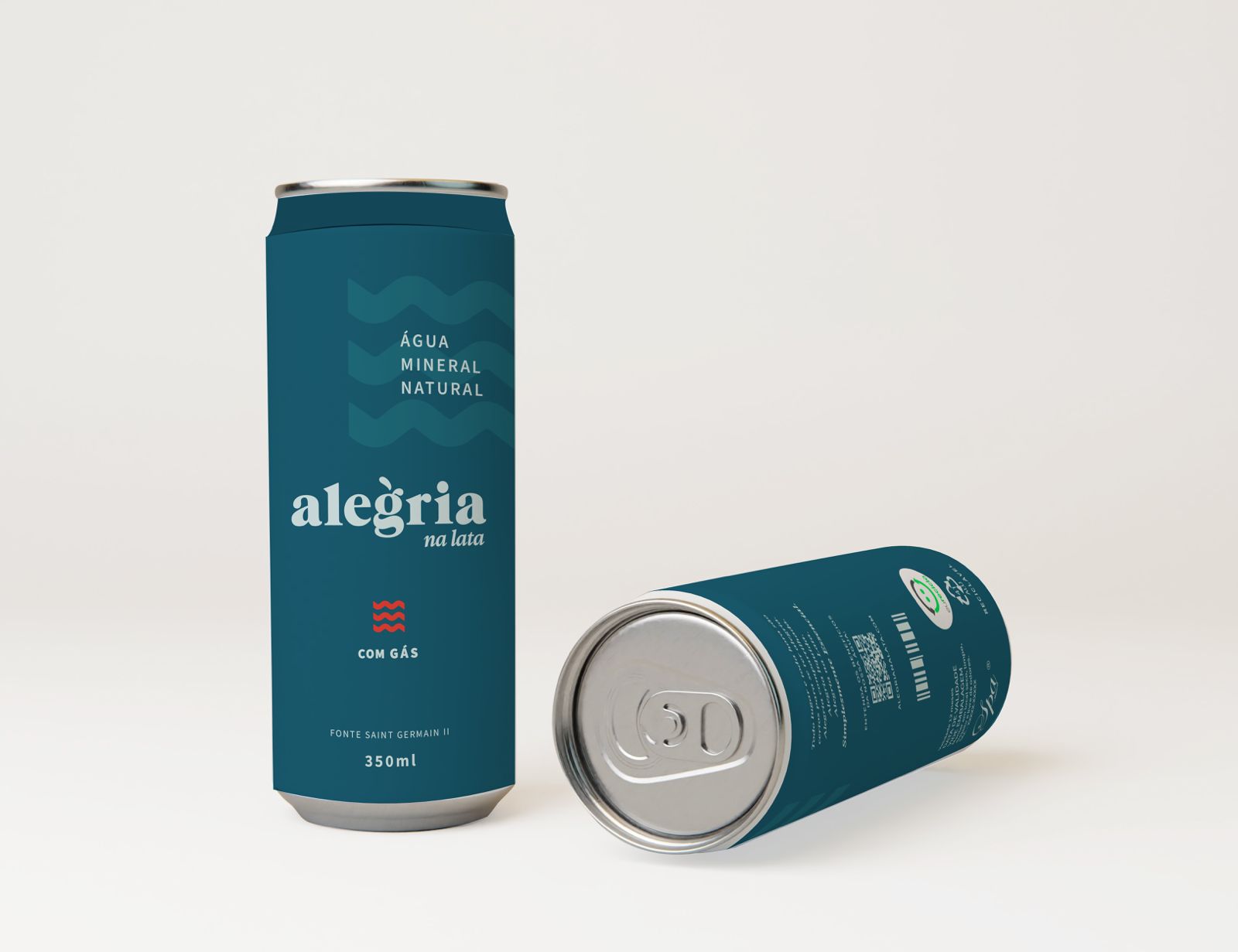 Água Alegria com gás